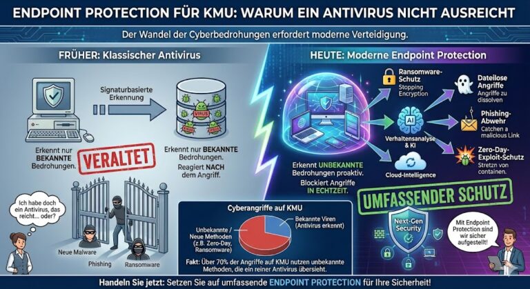 Endpoint Protection für KMU: Reicht ein Antivirus aus?